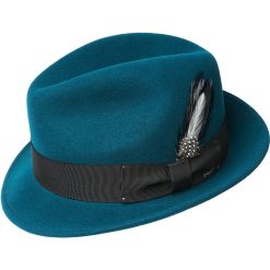כובע פדורה טורקיז
