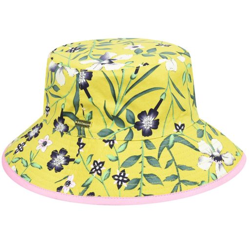 כובע טמבל פרחוני לנשים פרחים צהוב