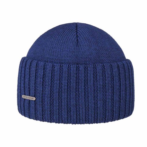 כובע גרב ארוך כחול סטטסון