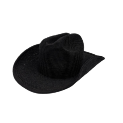 WES רפיה קאובוי שחור